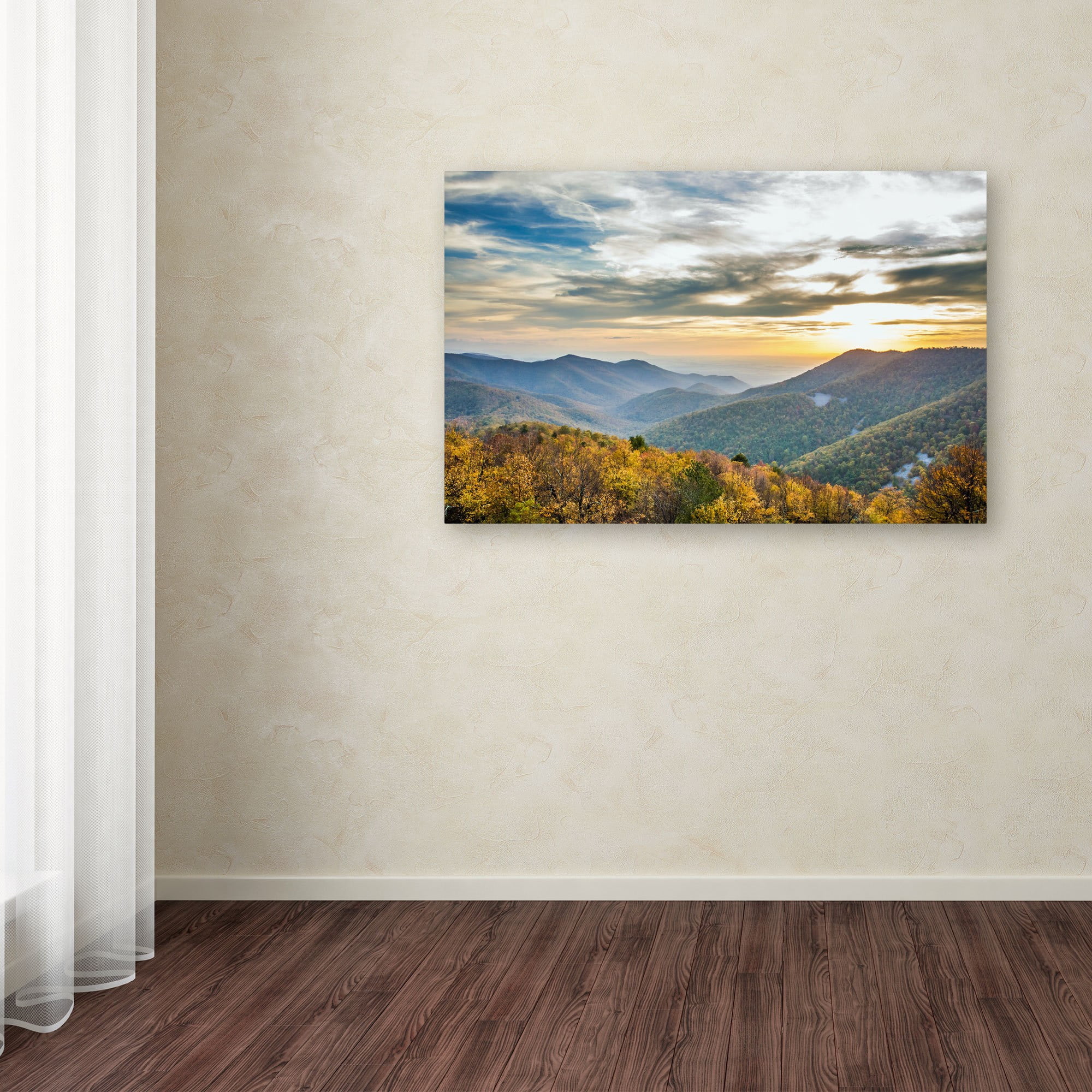 Trademark Fine Art "Shenandoah" Canvas Art by Pierre Leclerc