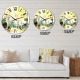thumbnail image 4 of Designart 'Autumn Countryside Landscape In The Afternoon' Traditional Wall Clock, 4 of 5