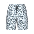 thumbnail image 7 of Disketp Men's Swim Trunks Hawaiian Breathable Surf Beach Swimsuits Mesh Lining Beach Shorts with Pockets-Nautical Theme Anchors, 7 of 7