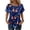Blue #42, variant on KDDYLITQ 250th Birthday Shirts Womens 250th Anniversary Printed Short Sleeve Red White Blue Clothes Usa Flag Crew Neck Birthday T-Shirts Patriotic 2026 Tees Beige L