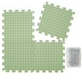 thumbnail image 3 of 4Pcs Foam Blocking Board Set with 50 T-Pins Thick Foam Knitting Block Mat Professional Grid Knitting Board Reusable Foam Crafts Blocking Mats for Beginner Knitting Lover DIY Gift Craft 12, 3 of 11