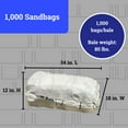 thumbnail image 3 of DURASACK® Sand Bags with Tie Strings, Heavy Duty, 14" x 26", Green, 1000 Count, 3 of 9