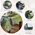 thumbnail image 5 of Zen Stones Water Flowing Table Cloth Waterproof Tablecloths, Floral Green Forest Tablecloth Dining Table Cover for Kitchen Party Tabletop Outdoor, Rectangle Tablecloth 60x84 Inch, 5 of 9