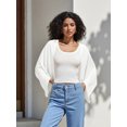 thumbnail image 4 of LMLYSoH Shrug Cardigan for Women Fashionable Lightweight Solid Color Open Front Loose Cover Up, 4 of 9