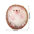 thumbnail image 3 of Stretchy Hedgehog Squishy Toy with Slow Rising Design, 1 Piece, Brown and Pink, for Kids and Adults Relaxation, Squeeze Toy, 3 of 8