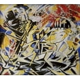 thumbnail image 2 of Schmalzigaug, Jules 16x15 Black Ornate Wood Framed with Double Matting Museum Art Print Titled - The Dynamic Sensation of The Dance, 2 of 4