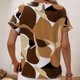 thumbnail image 4 of Tank Tops para las Mujeres, de Moda Impreso de Manga Corta Cuello Redondo Casual Top Hecho de Poliéster Suave para el Uso Diario de Verano, Tank Tops Largas para las Mujeres, 4 of 4
