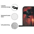 thumbnail image 4 of Cauagu Lone Rider Under Red Sky Print Oven Mitts and Pot Holders 4 pcs Set,Extra Thicken Long Kitchen Oven Glove Potholders BBQ Gloves-Oven Mitts and Pot Holders(11 Inch), 4 of 6