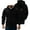 Black, variant on Men's Creative Travel Hoodies with Backpack Long Zipper Hoodie with Pockets Athletic Pullover Hooded Sweatshirt Lightweight Tops Casual Basic Jackets Outfit for Hiking Fishing