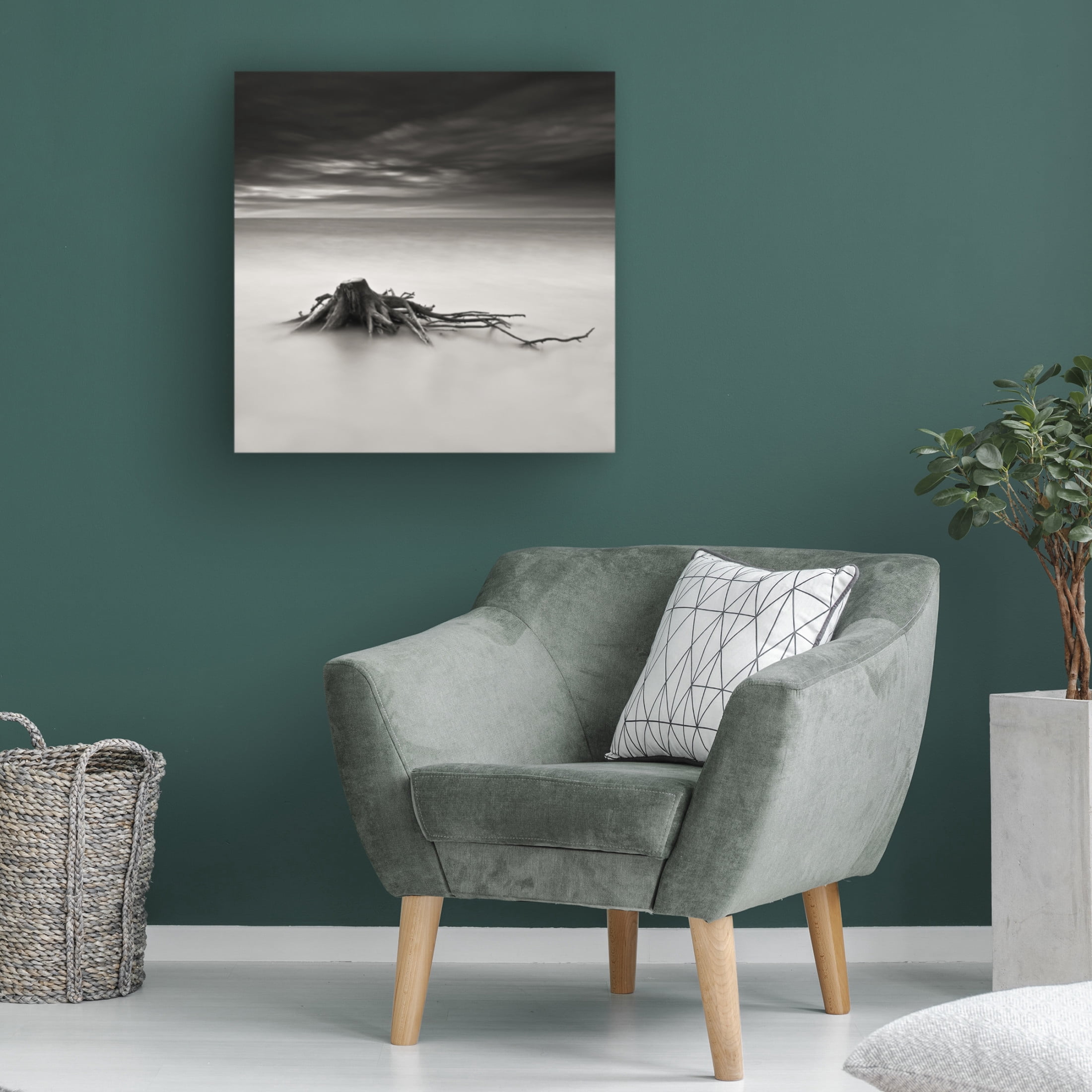 Canvas Wall Art - Benoit Thierard 'Immortel' Wall Art for Living Room, Bedroom, or Office D?cor by Trademark Fine Art - 35 x 35 Inches