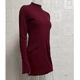 thumbnail image 4 of ZANKLEY Women's Fall Long Sleeve Mock Neck Dress Basic Party Club Bodycon Mini Dresses, 4 of 8