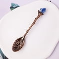 thumbnail image 4 of Goowood Coffee Spoon Vintage Stainless Steel Tea Scoop White Crystal Flower Carved Mini Dessert Spoons for Espresso Appetizer Kitchen Dining, 4 of 9