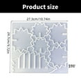 thumbnail image 5 of YIEMEEN Stylish Hedgehog Designs Silicone Mould for Crafting Decorative Coasters, 5 of 8
