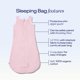 thumbnail image 5 of Saco de dormir Nanit Sleep Wear Medium Rose Pink, 5 of 5