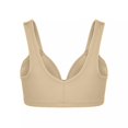 thumbnail image 3 of Wirziis Women's Front Close Support Bra Solid Bra Wire Free Underwear One Piece Bra Everyday Underwear, 3 of 7