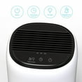 thumbnail image 4 of Hoomace Small Dehumidifiers for Bedroom w/Air Purifying Function, 1000 ml/35 oz for 2500 Cubic Feet (260 sq ft) with 7 Colorful LED Lights Timer Set Negat, 4 of 7