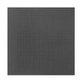 thumbnail image 1 of Tablero de bloques de construcción con tachuelas de 50x50, no tóxico para la construcción de bloques (gris oscuro), 1 of 6