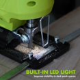 thumbnail image 2 of FASTPRO 12V Cordless Jig Saw Kit, Electric Jigsaw with 10pcs Blades & Edge Guide, Included 1.5 Ah Battery, Charger and Storage Case, 2 of 7