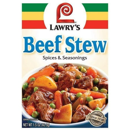 Dry Seasoning Beef Stew Lawry's Spices & Seasonings 1 Oz Packet (Pack of (Best Spices For Beef Stew)