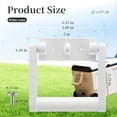 thumbnail image 3 of 2 Pack - Cooler Handle Replacement Kit Compatible with Ig-loo 21023 25-72 Quart Cooler Handle with Screws,Includes 2 Swing-up 2 Hole Handle and 4 Screws$$Sport & Recreation Other, 3 of 6