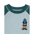 thumbnail image 2 of Mickey Mouse Toddler Boy Long Sleeve Rashguard and Swim Trunks Set, 2-Piece, Sizes 12M-5T, 2 of 3