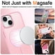 thumbnail image 4 of Funda de teléfono BENTOBEN para iPhone 15 de 6.1 pulgadas con MagSafe Pink, 4 of 7