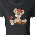 thumbnail image 4 of Inktastic Baseball Teddy Bear Women's T-Shirt, 4 of 5
