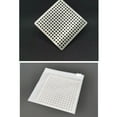 thumbnail image 4 of Stopper Kitchen Bathroom Shower Drain Cover Colander Bathroom Accessories 304 stainless Floor drain pad Sink Strainer Square Drain Cover Hair Filter 8.6CM, 4 of 7
