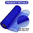thumbnail image 3 of Cinta decorativa de malla TONIFUL, 10 cm x 9 m, color azul, 2 rollos, 3 of 7