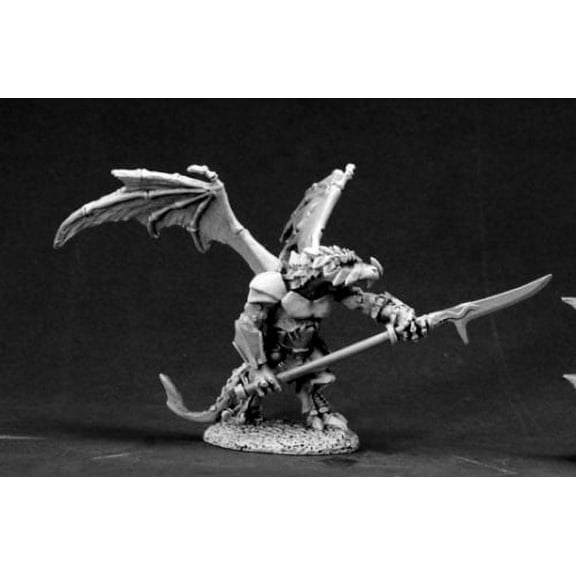 Reaper Miniatures Khesh Blackscale, Dragonman 03473 Dark Heaven Unpainted Metal