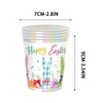 thumbnail image 4 of Msgweeeg Paper Cups Colored Easter Bunny Themed Dinnerware Set Egg Holiday Decoration Disposable Tableware. for Birthday and Holiday, 4 of 6