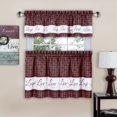 thumbnail image 1 of Set de cortinas para ventana Achim Home Decor Live Love Laugh, 1 of 6