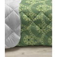 thumbnail image 3 of Exotic Down Alternative Comforter, Colorful and Abstract Tropical Jungle Pattern Monstera Leaf Silhouettes, Microfiber Quilt for All Season, 5 Sizes, Sea Green Earth Yellow, by Ambesonne, 3 of 3
