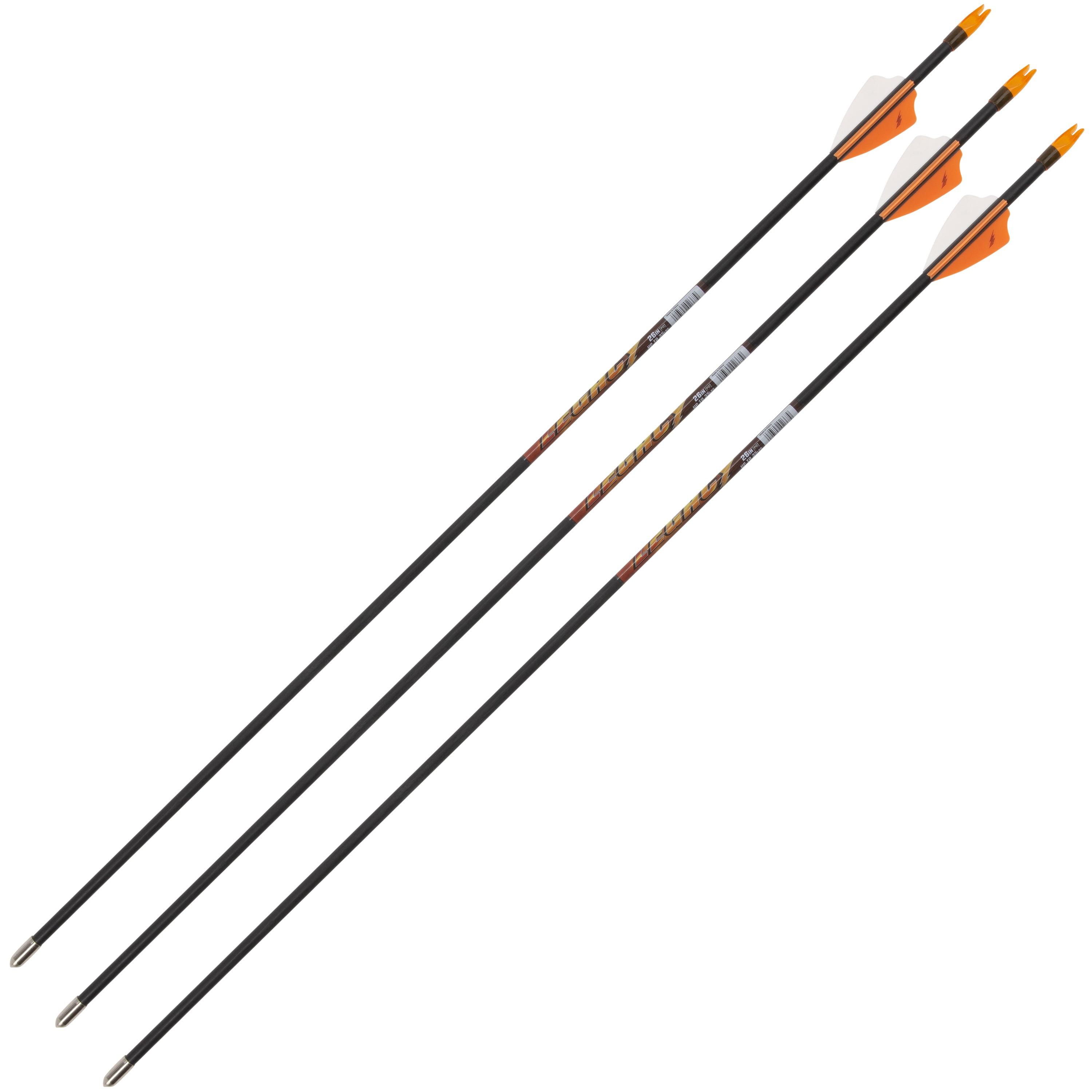 NEW Allen Kryptos 29" Arrows 50-70lbs Lot of 6 Archery w Vanes Nocks Inserts 