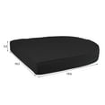 thumbnail image 6 of Jeco 3 Piece Wicker Conversation Set with Black Cushions, 6 of 9