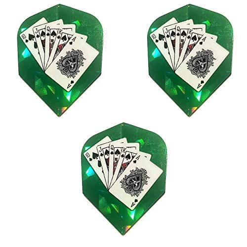 10 Sets Harrows Red Holographic Dart Flights