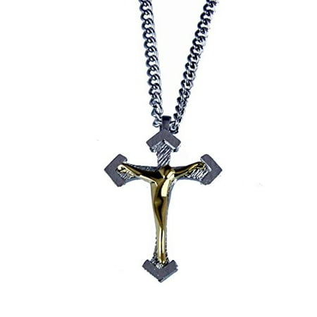 - Cross Necklace Pendant Christian Contemporary Crucifix Design Confirmation Religious