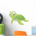 thumbnail image 1 of Cartoon Turtle Wall Decal by Wallmonkeys Peel and Stick Graphic (12 in W x 9 in H) WM327452, 1 of 4