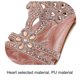 thumbnail image 3 of Sandalias planas para mujer, sandalias elásticas al tobillo, sandalias casuales para caminar en la playa de verano, 3 of 9