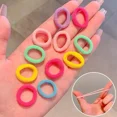 thumbnail image 3 of 200PCS Women Girls Colorful Nylon Elastic Hair Bands Ponytail Hold Small Hair Tie Rubber Bands Scrunchie Hair Accessories, 3 of 9