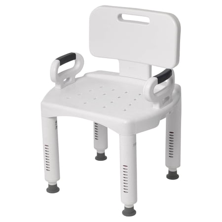 Premium Series Shower Chair with Back and Arms