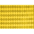 thumbnail image 1 of Ahgly Company Machine Washable Indoor Rectangle Abstract Yellow Contemporary Area Rugs, 7' x 10', 1 of 4