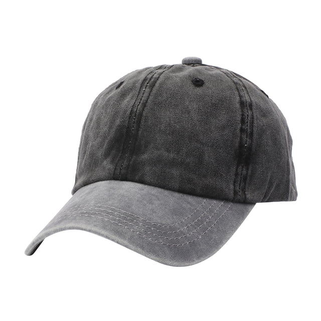 Gorra de béisbol unisex de moda veraniega informal con protección solar: algodón, talla única, color liso, versátil y combinable.