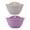 Beige+Purple, variant on Semi Circle Wall Mounted Planter,2 Pack Faux Wicker and Rattan Style Half Round Flower Pot Half Round Flower Pot Plant Baskets Container Flower Pot for Home Office Balcony Fence