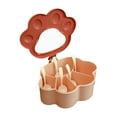 thumbnail image 3 of Contenedor para especias con 5 compartimentos para condimentos, ideal para restaurantes, cocinas y hogares. rosa, 3 of 9