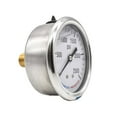 thumbnail image 2 of Interstate Pneumatics G7122-2500 Oil Filled Pressure Gauge 2500 PSI 2-1/2" Dial 1/4" NPT Rear Mount, 2 of 5
