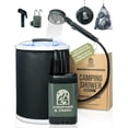 thumbnail image 1 of Bomba de ducha portátil para acampar Compass & Creek con balde de 15 litros, 1 of 9
