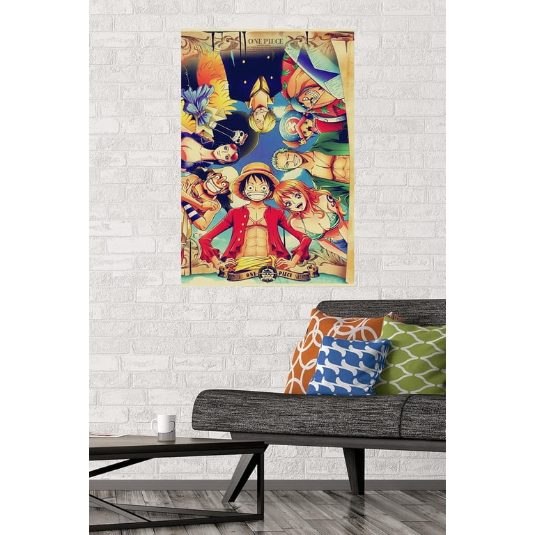 One Piece Poster Wall Poster, Anime Poster 11.8 X 16.5 In, Kraft