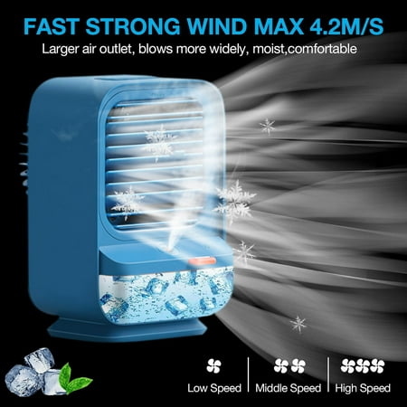 

Wiueurtly Conditioner Evaporative Cooler Portable Mini Air Humidifier Fan Desktop Fans