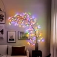 thumbnail image 2 of LNGOOR USB Operated Multicolor 1pc 96 LED Indoor Outdoor Fairy Lights - 180CM/5.90FT Twinkle String Lights with 8 Lighting Modes - Bedroom Dorm Patio Tapestry Backyard Garden Party Indoor, 2 of 6